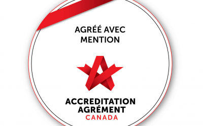 Le Mûrier obtient l’accréditation d’Agrément Canada !